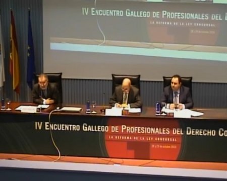 Conclusi&oacute;ns finais - IV Encontro Galego de Profesionais do dereito concursal